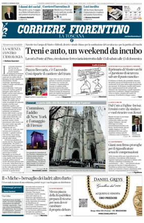 Cover of Corriere Fiorentino