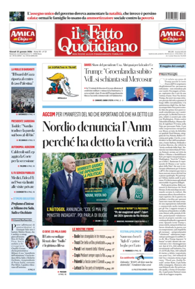 Cover of Il Fatto Quotidiano