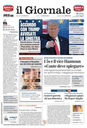 Cover of Il Giornale (Italy)