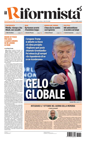 Cover of Il Riformista (Italy)