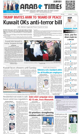 Cover of Arab Times
