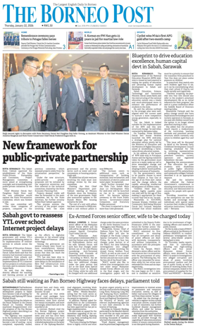 Cover of The Borneo Post (Sabah)