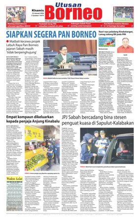 Cover of Utusan Borneo (Sabah)