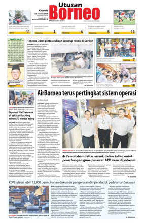 Cover of Utusan Borneo (Sarawak)