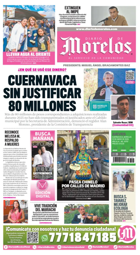 Cover of Diario de Morelos