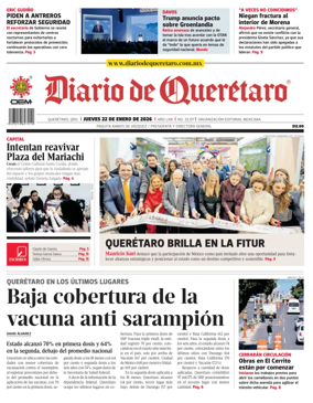 Cover of Diario de Queretaro