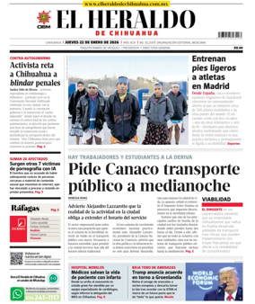 Cover of El Heraldo de Chihuahua