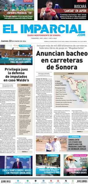 Cover of El Imparcial