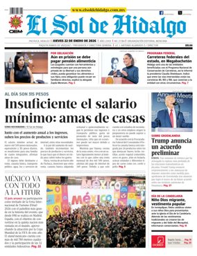 Cover of El Sol de Hidalgo