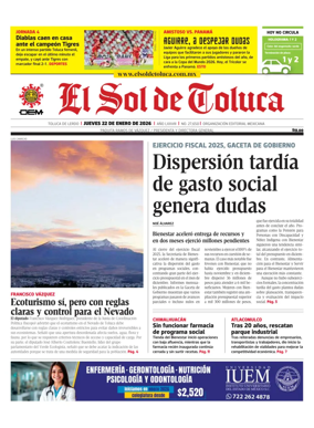 Cover of El Sol de Toluca