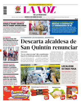 Cover of La Voz de la Frontera