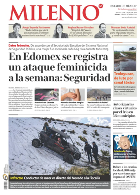 Cover of Milenio Edo de Mexico