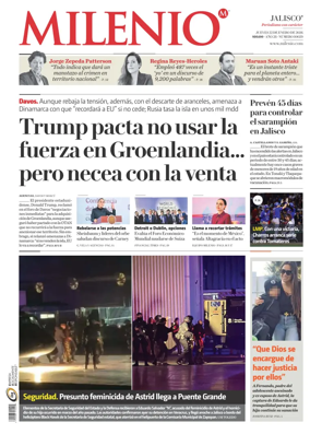 Cover of Milenio Jalisco