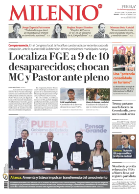 Cover of Milenio Puebla