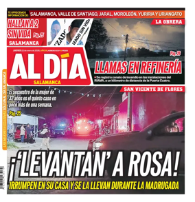 Cover of Periodico Al Dia (Salamanca)