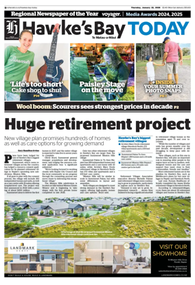 Cover of Hawke's Bay Today