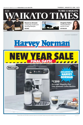 Cover of Waikato Times