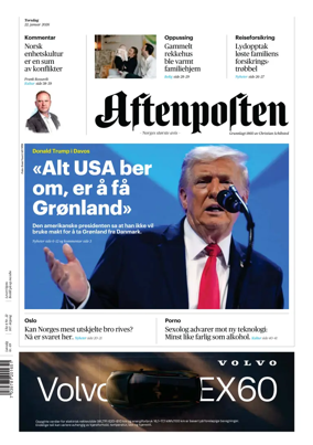 Cover of Aftenposten