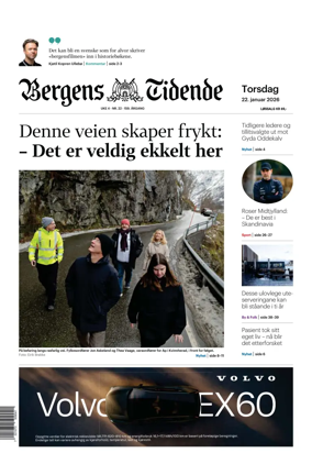 Cover of Bergens Tidende