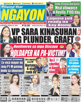 Cover of Pilipino Star Ngayon