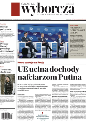 Cover of Gazeta Wyborcza