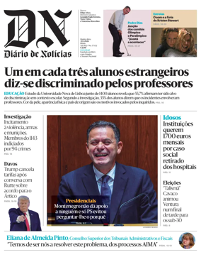Cover of Diario de Noticias