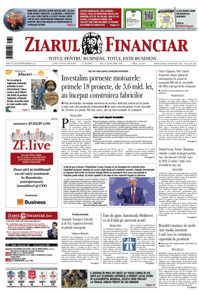 Cover of Ziarul Financiar