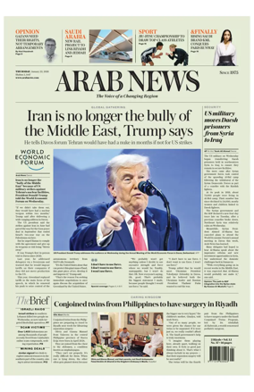 Cover of Arab News