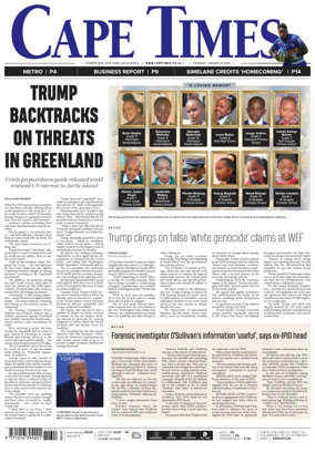 Cover of Cape Times