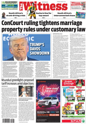 Cover of The Witness (South Africa)