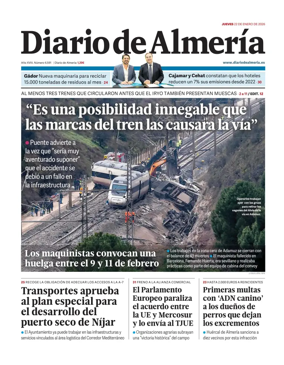 Cover of Diario de Almeria