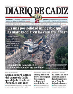 Cover of Diario de Cadiz