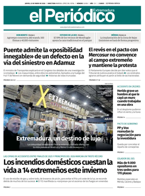 Cover of El Periodico Extremadura