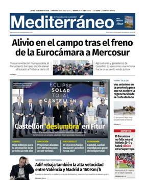 Cover of El Periodico Mediterraneo