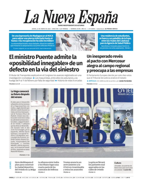 Cover of La Nueva Espana (Oviedo)
