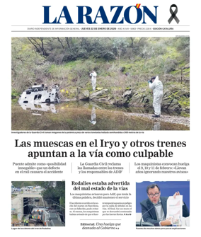 Cover of La Razon (Cataluna)