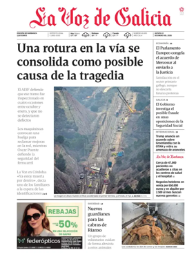 Cover of La Voz de Galicia (Barbanza)