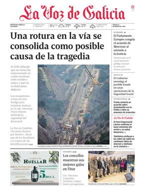 Cover of La Voz de Galicia (Carballo)