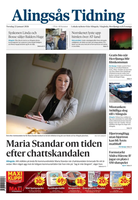 Cover of Alingsas Tidning