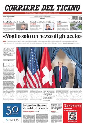Cover of Corriere del Ticino