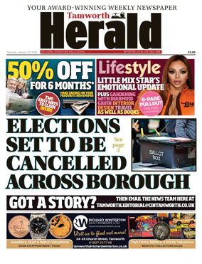 Cover of Atherstone & Coleshill Herald