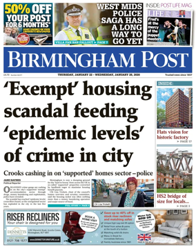 Cover of Birmingham Post