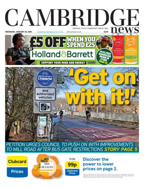 Cover of Cambridge News