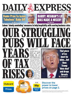 Cover of Daily Express