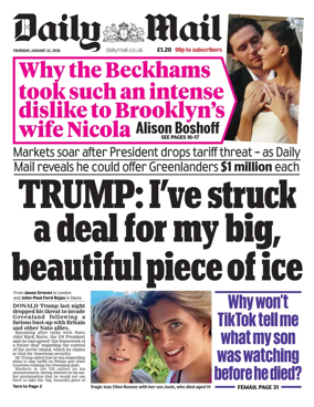 Cover of Daily Mail