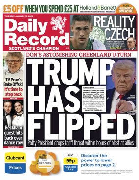 Cover of Daily Record