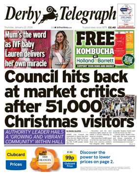 Cover of Derby Telegraph