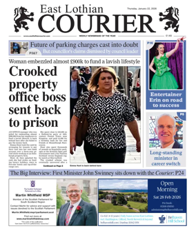 Cover of East Lothian Courier