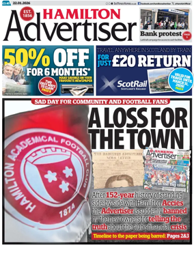Cover of Hamilton Advertiser