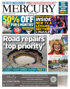 Cover of Hertfordshire Mercury